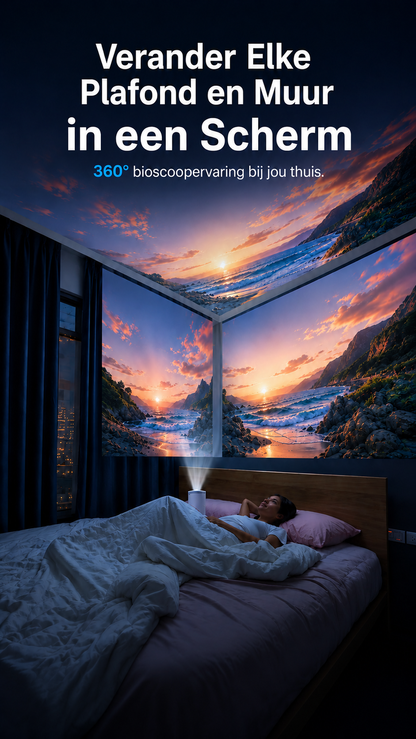 LUGOFLIX GOLD 4K CINEMA - Premium Thuisbioscoop met Short-Throwlens